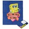Nickelodeon Spongebob Squarepants Valentine's Day Silk Touch Throw Blanket